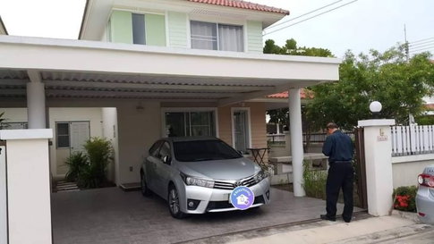 Second-hand semi-detached house Mountain View Garden Village Soi Sara Phatchang, Mueang Chonburi