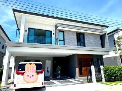 Houses for rent Samut Prakarn : House for rent and single house , The City Bangna, ready to move in. If interested, contact Line @goodmanpro or call 0999029192.
