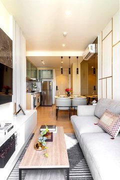 LTHC10495–Maru Ekkamai FOR RENT 2 beds 2 baths Size 55 Sq.M. Near BTS Ekkamai stations ONLY 55k/month