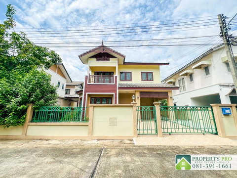 House for Sale Baan Fah Piyarom Ingnatee Phase 4 Lam Luk Ka klong 6, Area 54 Sqw 3 bedroom near Triam Udom Suksa Pattanakarn Pathumthani  : KT24S-009