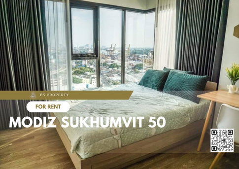 ให้เช่า 🔥 MODIZ Sukhumvit 50 🔥 ห้องตกแต่งสวยครบ พร้อมเฟอร์นิเจอร์ เครื่องใช้ไฟฟ้าครบ ใกล้ BTS อ่อนนุช