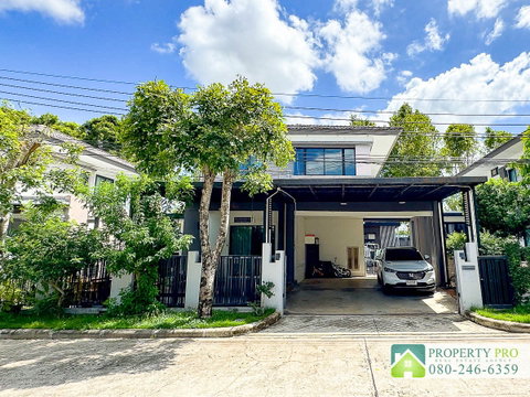 ขาย บ้าน Atoll Java Bay บางนา กิ่งแก้ว 19 บ้านเดี่ยว 3 ห้องนอน 54 ตรว 170 ตรม สภาพดี ใกล้ สนามบิน สุวรรณภูมิ เมกา บางนา ราม 2 : MF24S-016
