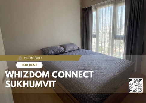 ให้เช่า 📣 Whizdom Connect Sukhumvit 📣 ใกล้ BTS ปุณณวิถี เฟอร์นิเจอร์ เครื่องใช้ไฟฟ้าครบ 