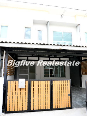 Townhouses for rent Don Mueang Airport : A67-035 🌟 For rent, The Connect Don Mueang-Song Prapa Townhome, 3 bedrooms, with 3 air conditioners