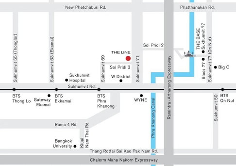 #N0103 ✨For rent The Line Sukhumvit 71✨