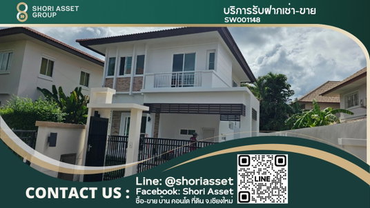 Newly renovated two-story house offering great value in Mueang Chiang Mai district. - SW001148