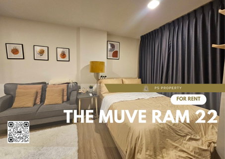รูปภาพ ให้เช่า ✨ THE MUVE Ram 22 ✨ เฟอร์นิเจอร์ เครื่องใช้ไฟฟ้าครบ ใกล้ MRT รามคำแหง
