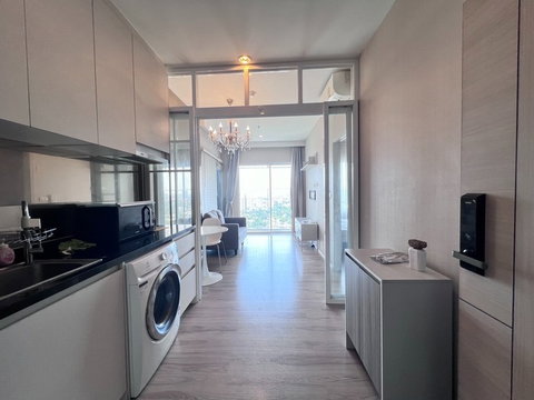 📌ขายห้องพร้อมผู้เช่า!! Amber By Eastern Star 1 ห้องนอน 34.37 ตร.ม. Fl.20 แต่งครบ Fully Furnished!! Line :@atfirm