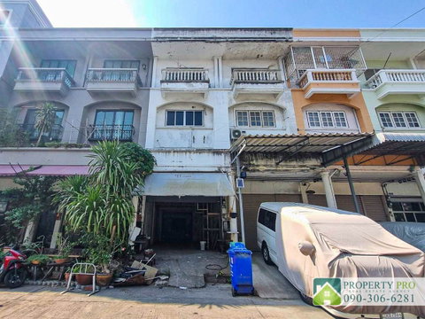 ขาย ตึกแถว 3 ชั้น ด่านสำโรง 11 ขนาด 16 ตรว 192 ตรม ใกล้ MRT ศรีด่าน ศรีเทพา ศรีนครินทร์ เทพารักษ์ : MJ24S-003 