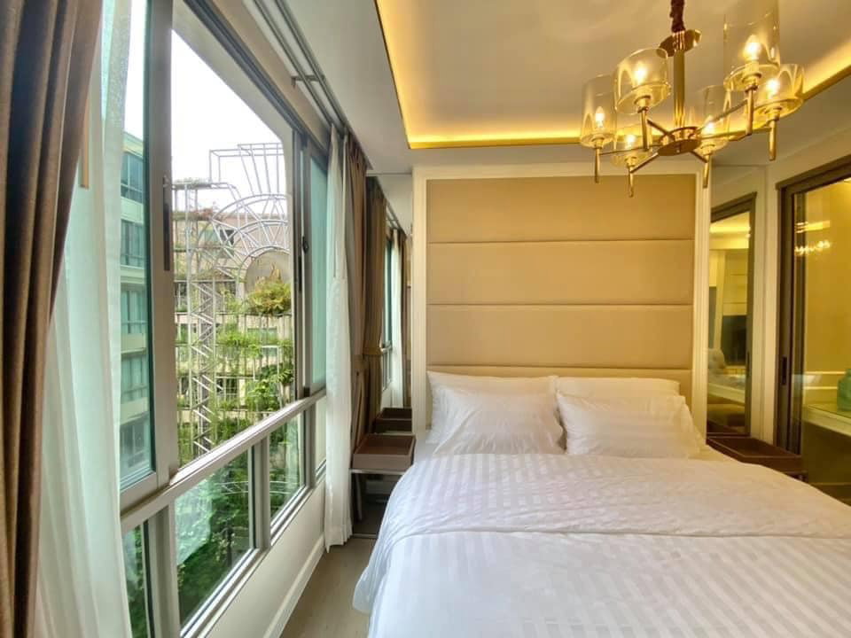 รูป #K113 📌ให้เช่า คอนโด Amaranta Residence (ห้องมุมใหม่มาก ไม่เคยมีคนเช่า) คอนโดหรูหราให้สัมผัสเหมือนนอนโรงแรม ใกล้ MRT ห้วยขวาง 🚄✨ - รูปที่ 3/8