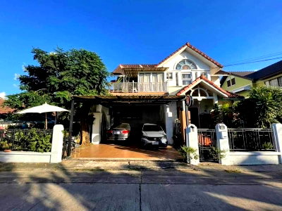 Houses for sale Kasetsart University Si Racha Campus : Second hand Sriracha detached house, Terrace Hill Project, Sriracha, Chonburi.