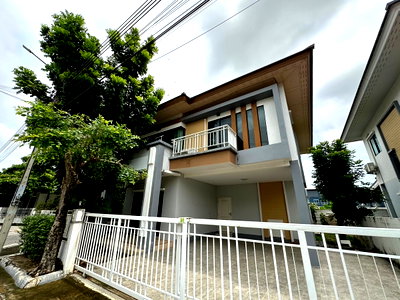 บ้านเดี่ยว ถนนกรุงเทพ-ชลบุรี มอเตอร์เวย์ : บ้านเดี่ยว แบบบ้านใหญ่สุดในหมู่บ้าน RK Home Park 2 ถนนพัฒนาชนบท 3 ติดกรุงเทพกรีฑา ศรีนครินทร์ - ร่มเกล้า ทางหลวงพิเศษหมายเลข 7 สุวรรณภูมิ