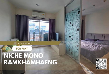 รูปภาพ For rent ✨ Niche Mono Ramkhamhaeng ✨ complete furniture and electrical appliances, near The Mall Bang Kapi.