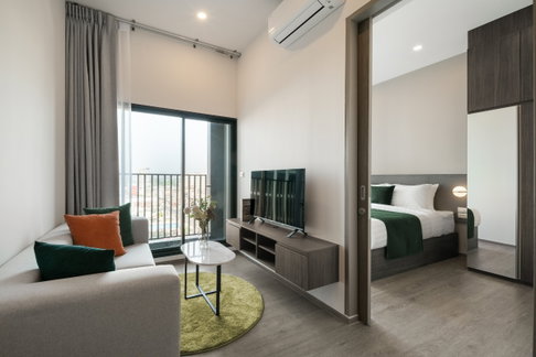 UK01-086ให้เช่าคอนโด Hampton Sriracha คอนโดแห่งใหม่ บนทำเลผืนสุดท้ายกลางเมืองศรีราช_ 1 Bedroom ขนาด 32 ตร.ม.