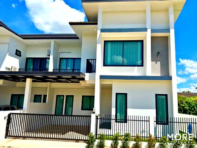 Twin houses for sale Hang Dong Post Office : Single house - Hang Dong, 3 beds, 3 baths, 174 sq.m., (ID:579HS)