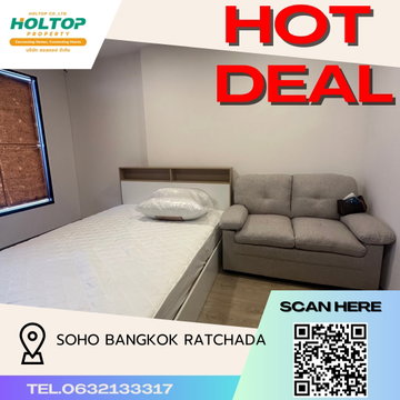 #P081 For Rent SoHo Bangkok Ratchada 🌷✨