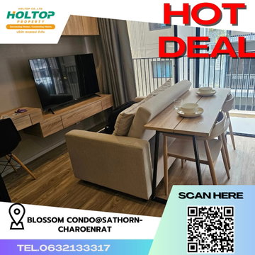  #A112 for rent Blossom Condo@Sathorn-Charoenrat
