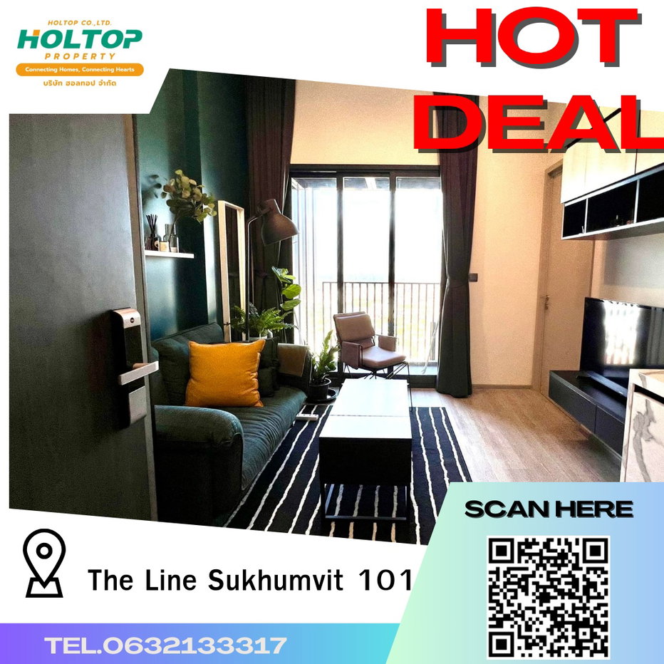 รูป #A122 For rent The Line Sukhumvit 101 - รูปที่ 1/6