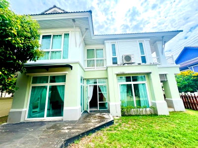 บ้านเดี่ยวให้เช่า : บ้านคาซาลูน่า (ติดทะเลบางแสน) - บ้านเดี่ยวให้เช่า 3 ห้องนอน - เงียบสงบเป็นส่วนตัว ความปลอดภัยสูง