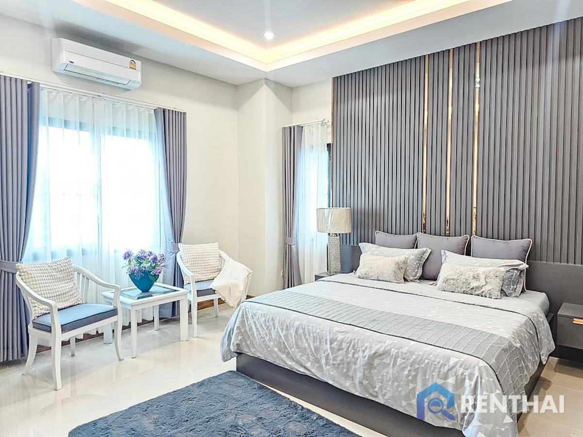 รูป บ้านพูลวิลล่าสร้างใหม่ ตกแต่งครบ พร้อมเข้าอยู่ - รูปที่ 12/19