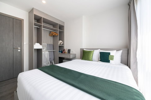 คอนโดให้เช่า บริกซ์ตัน ระยอง Gangster Suite 35 ตร.ม. 2 ห้องนอน 1 ห้องน้ำ @ บริกซ์ตัน ระยอง BRIXTON RAYONG