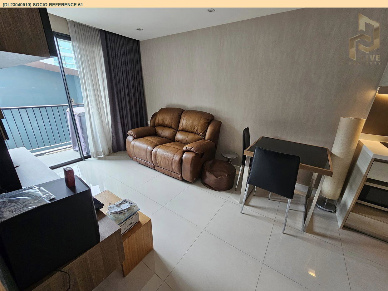 รูป DL23040510 ให้เช่าคอนโด โซซิโอ เรฟเฟอเรนซ์ 61 (SOCIO Reference 61) ใกล้ BTS เอกมัย พร้อมเข้าอยู่ โทรด่วน 0638692663 LineID @952jdxxk - รูปที่ 2/7