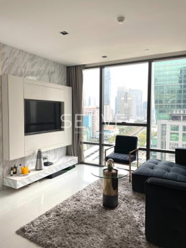 1 นอน 61.6 ตร.ม. ชั้นสูง 10+ ทำเลดี คอนโดติด BTS สุรศักดิ์ 50 ม. ที่ The Bangkok Sathorn / ให้เช่าคอนโด