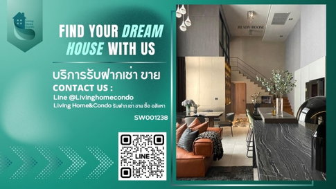 ขายคอนโดหรู The Lofts Asoke duplex 3 ห้องนอน ชั้นสูง แต่งครบพร้อมอยู่ ทำเลดีใกล้ MRT เพชรบุรี (SW001238)