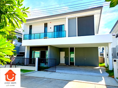 ขายบ้านเดี่ยว : ✨ขายบ้านเดี่ยว 🏡 Centro ราชพฤกษ์-345 บ้านเดี่ยว 2 ชั้น แบบ 4 ห้องนอน🛏️ ขนาด 56.2 ตร.วา 📍ติดถนนใหญ่สะพานนนทบุรี-บางบัวทอง (ถนน 345)