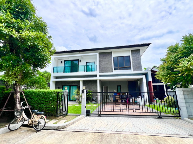 ขายบ้านเดี่ยว : ขายด่วน‼️บ้านเดี่ยว The City ราชพฤกษ์ - ปิ่นเกล้า ขนาด 67.5 วา พื้นที่ใช้สอยประมาณ 300 ตรม. 4 นอน | 3 น้ำ ต่อเติมตกแต่งบิวอินทั้งหลัง