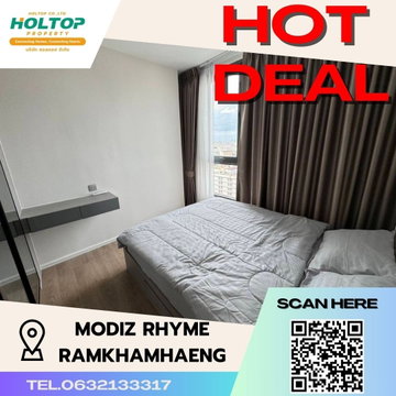 #N144 For rent condo Modiz Rhyme Ramkhamhaeng