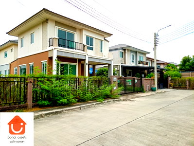 ขายบ้านเดี่ยว : ✨ขายบ้านเดี่ยว 🏡 ภัสสร เทพารักษ์-บางนา บ้านเดี่ยวสวย แปลงมุมแบบ 2 ชั้น 3 ห้องนอน🛏️ ขนาด 62.1 ตร.วา 📍ทำเลเทพารักษ์