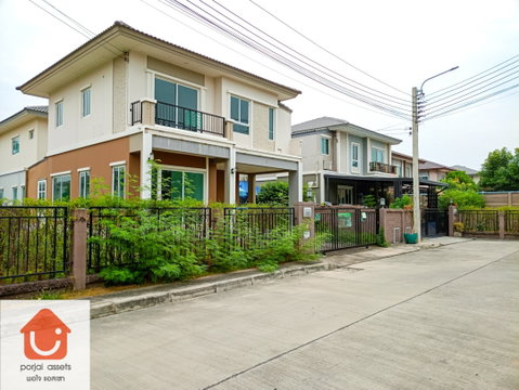 ✨ขายบ้านเดี่ยว 🏡 ภัสสร เทพารักษ์-บางนา บ้านเดี่ยวสวย แปลงมุมแบบ 2 ชั้น 3 ห้องนอน🛏️ ขนาด 62.1 ตร.วา 📍ทำเลเทพารักษ์