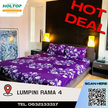 #A180 For rent LUMPINI RAMA 4 Condo LPN Rama 4-Sathorn