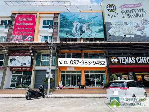 ขาย อาคารพาณิชย์ 4 ชั้น 2 คูหา The Wayra รามคำแหง สุวรรณภูมิ (แยกมิสทีน) ขนาด 60 ตรว 640 ตรม ย่านธุรกิจ ใกล้ สวนสยาม เสรีไทย มีนบุรี : EL24S-038 