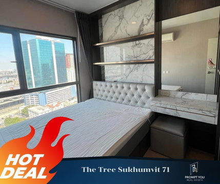 ให้เช่า 🔥 the Tree Sukhumvit 71-Ekkamai 🔥ห้องสวย เฟอร์นิเจอร์ครบ  //สอบถามเพิ่มเติมที่ LineID:@promptyou1
