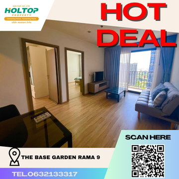 #K228 📢📌ให้เช่า คอนโด THE BASE Garden พระราม 9