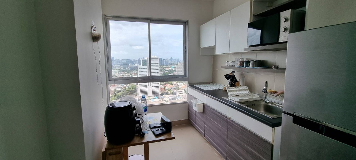 รูป ให้เช่า 1-bed ชั้นPenthouse 29 ตึก Center คอนโด ศุภาลัย เวอเรนด้า รัชวิภาประชาชื่น ทิศใต้ (ห้องใหม่ไม่เคยอยู่) 🆔 line: eyannie - รูปที่ 6/13