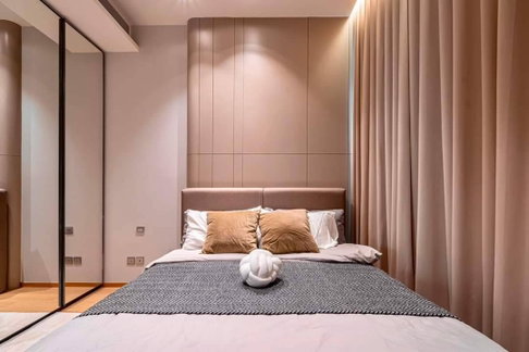 CL28120 ให้เช่า คอนโด 28 ชิดลม ชั้น4 วิวเมือง 86ตรม. 2นอน 2น้ำ 120,000บ. 064-959-8900