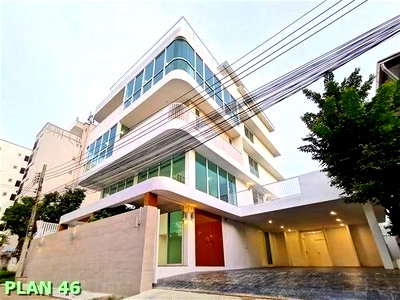 Twin houses for sale Bangkok : LTHC10645– Home office and house for sale Size 180 Sq.m. 4 bed 2 bath Near BTS Ou Nut ONLY 60MB