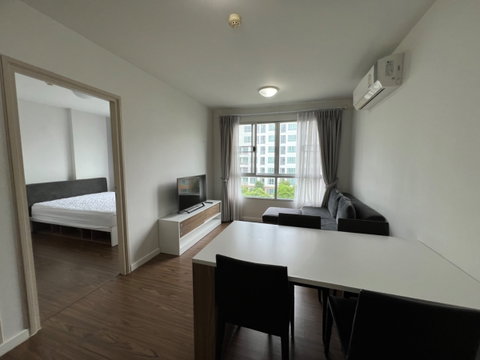For rent, D Condo Nim, 5th floor, garden and pool view, 1 bedroom, 12,000 baht ☎️0647924426