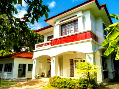 เช่าบ้านเดี่ยว รามคำแหง 118 : Pruksachat Village 3 bedrooms, for rent
