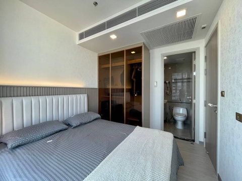 One9Five Asoke Rama9 ให้เช่าแต่งเต็ม ประตูกั้น 1 ห้องนอน 1 ห้องน้ำ ขนาด 36.5 ตร ราคา 31,000 บาท Line : @apopplace