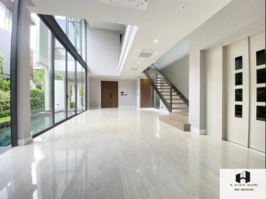 รูป ขายบ้านเดี่ยวหลังใหญ่ 3 ชั้น พร้อมลิฟท์และสระว่ายน้ำ เมฆารามอินทรา ใกล้แฟชั่นไอส์แลนด์ และรถไฟฟ้าสายสีชมพู สถานีรามอินทรา 83 เพียง 1 กม. - รูปที่ 4/29