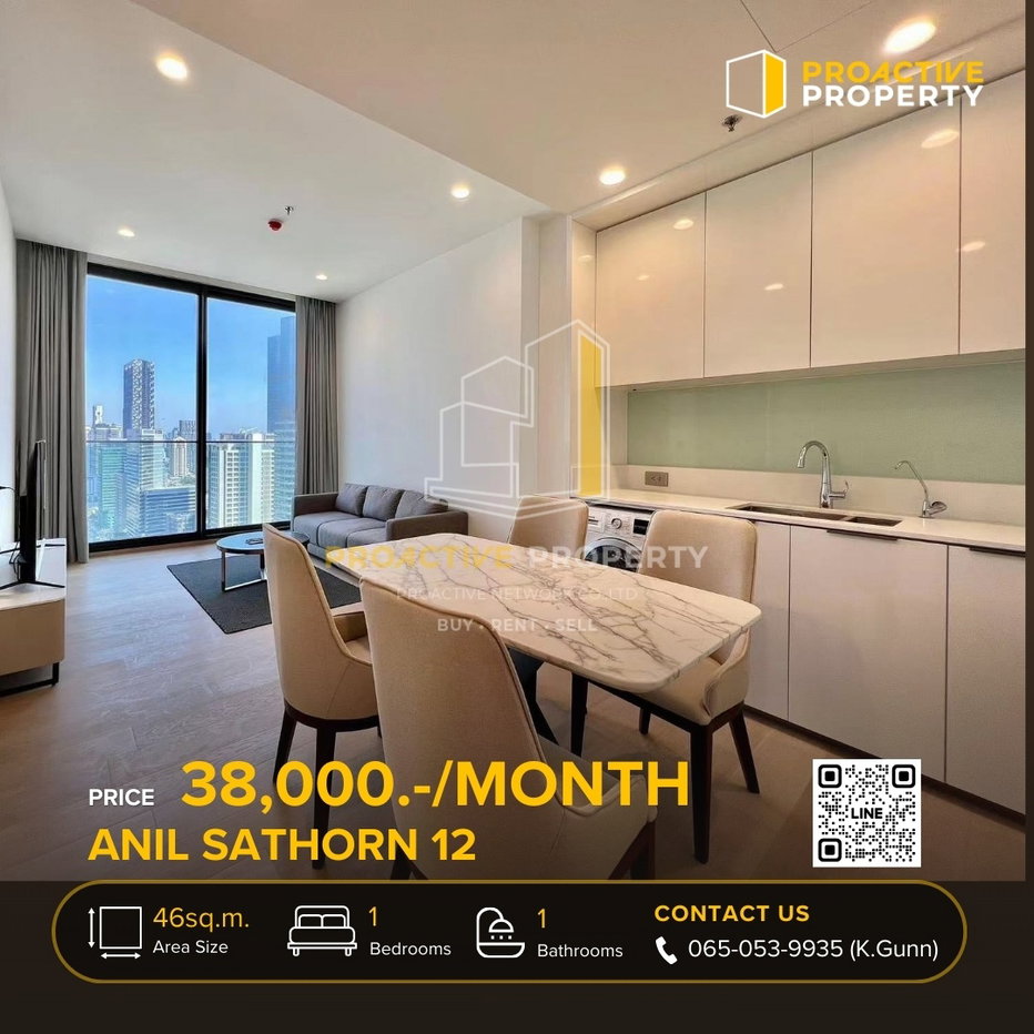 รูป 🔥Rent 1BR Fully furnished Ready to move in 065-053-9935 Gunn - รูปที่ 1/5