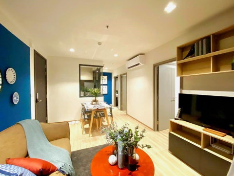 ⚡⚡พร้อมเข้าอยู่ 2 Bedrooms⚡The Base Garden Rama 9⚡LineID : @AgentCondo (มี@ ข้างหน้า) ⚡