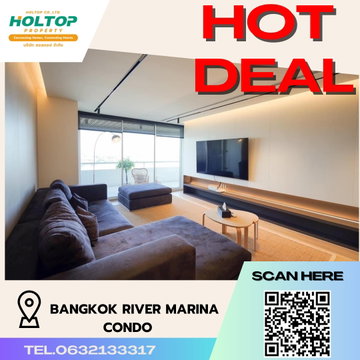  #K316 ให้เช่า คอนโด Bangkok River Marina condo   