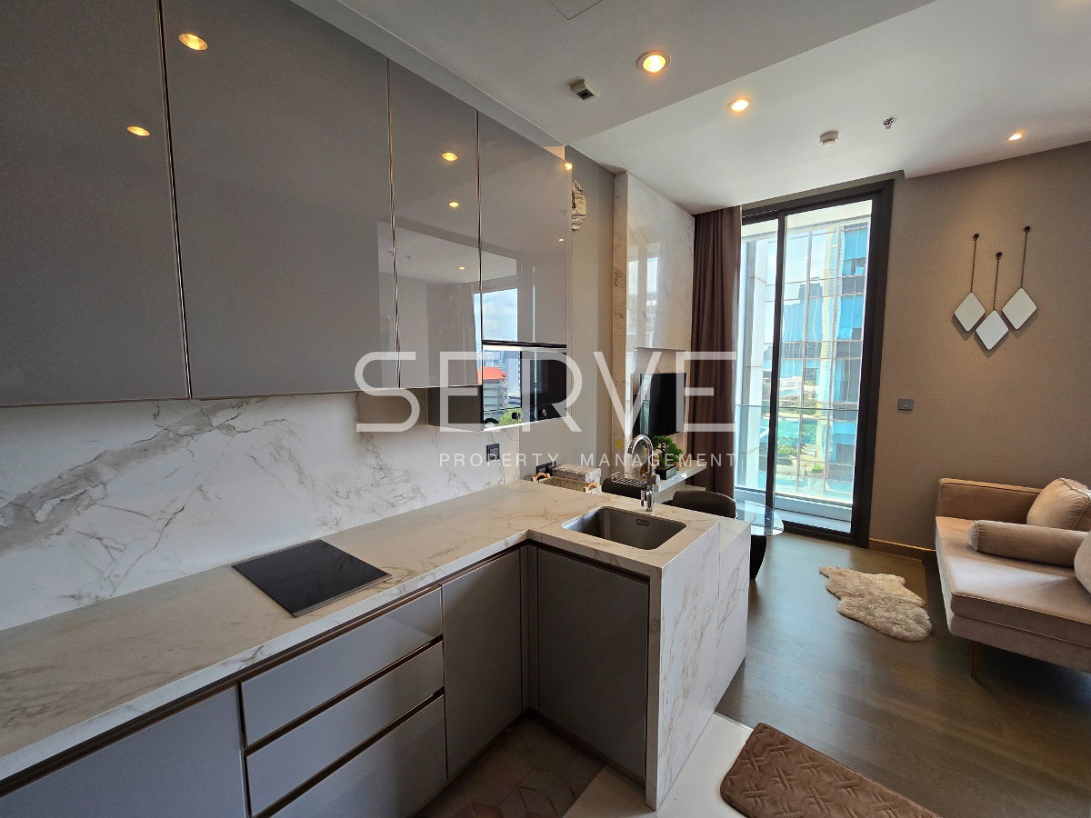 picture 1 Bed Unit Good Location Close To MRT Phetchaburi  @ The Esse at Singha Complex - 10/17