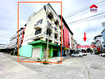 อาคารพาณิชย์ รร.วัดมโนรม : ขายอาคารพานิชย์ 4 ชั้น 2 คูหา (แยกขายได้) ถนนสุขุมวิท ตำบลทุ่งสุขลา อำเภอศรีราชา จังหวัดชลบุรี