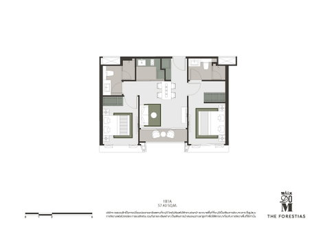 Condo for SALE!!! Whizdom The Forestias (Destinia) 2 ห้องนอน ห้องชั้นสูง 40+ คอนโดสัมผัสบรรยากาศและชีวิตใกล้ชิดธรรมชาติ @9.5 MB